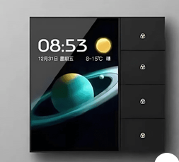 تاچ پنل ترکیبی 3.5  اینچ هوشمند کلید هوشمند چند منظوره  4 پل F3 Pro زیگبی تویا zigbee tuya